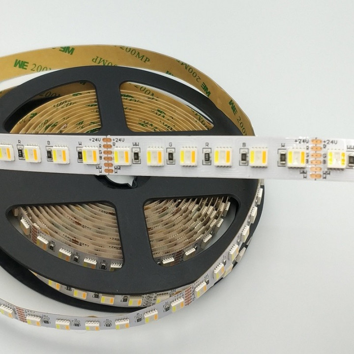 RGB+CCT 5-in-1 24 V 12 mm 96 LEDs/m 5 m non-waterproof