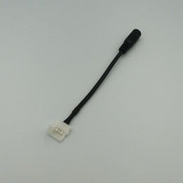 Anschluss mit Rundstecker 2-Pin für einfarbige LED-Streifen IP20 lötfrei