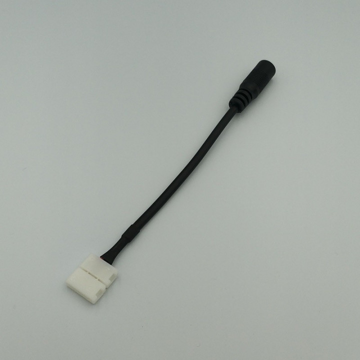 Anschluss mit Rundstecker 2-Pin für einfarbige LED-Streifen IP20 lötfrei