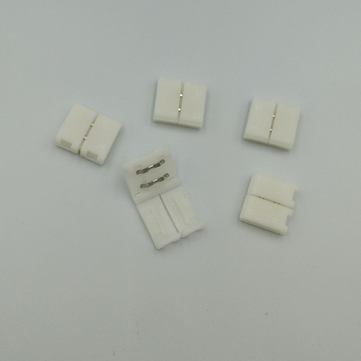 Verbinder 2-Pin für einfarbige LED-Streifen IP20 lötfrei 5 Stück