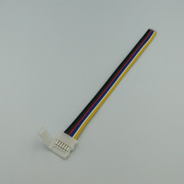 Anschluss 6-Pin für RGB+CCT-LED-Streifen IP20 lötfrei