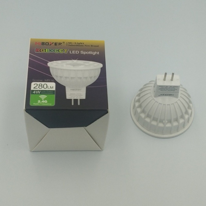 MiBoxer GU5.3 4W RGB+CCT LED 12 V Spot