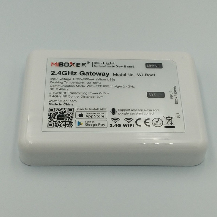 MiBoxer WL-Box1 Android/iOS remote control
