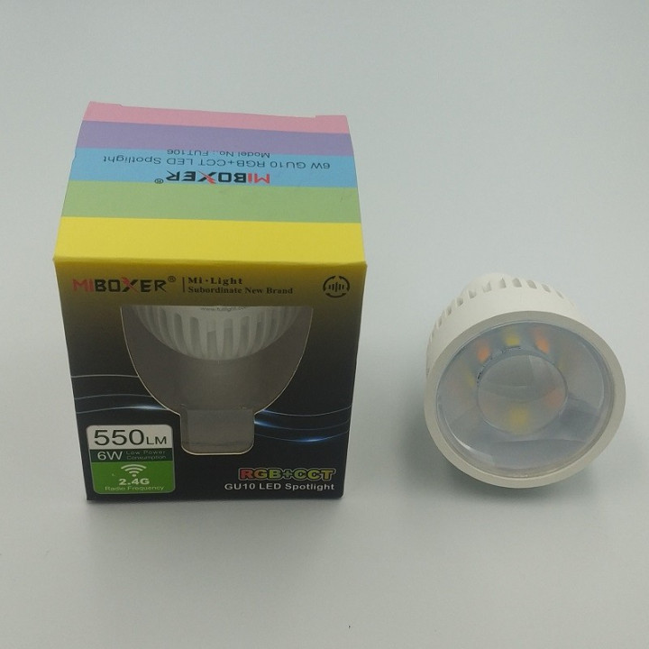 MiBoxer GU10 6W RGB+CCT LED 230 V Spot