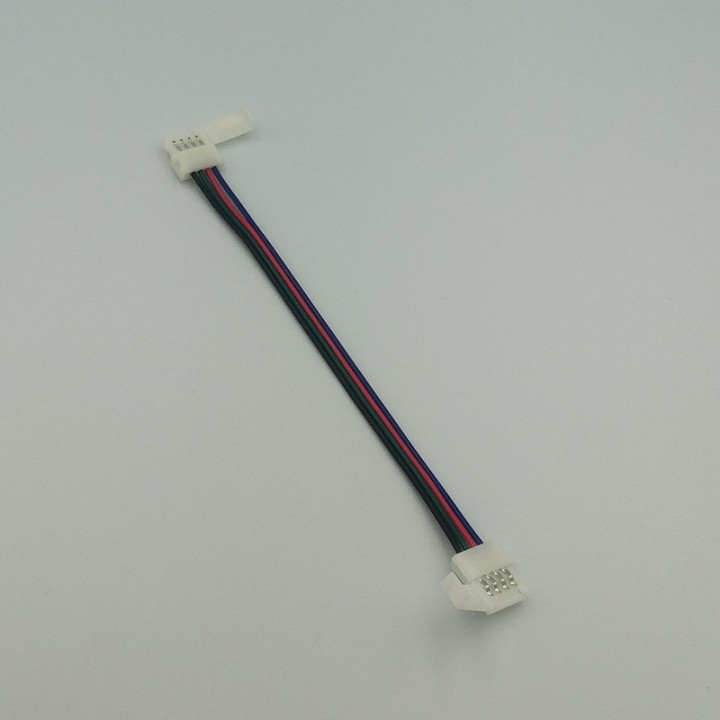 4-pin connector for RGB LED strips, IP20, solder-free